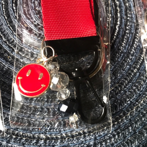 NEW Handmade keychains: red, beaded, charms - Picture 3 of 4